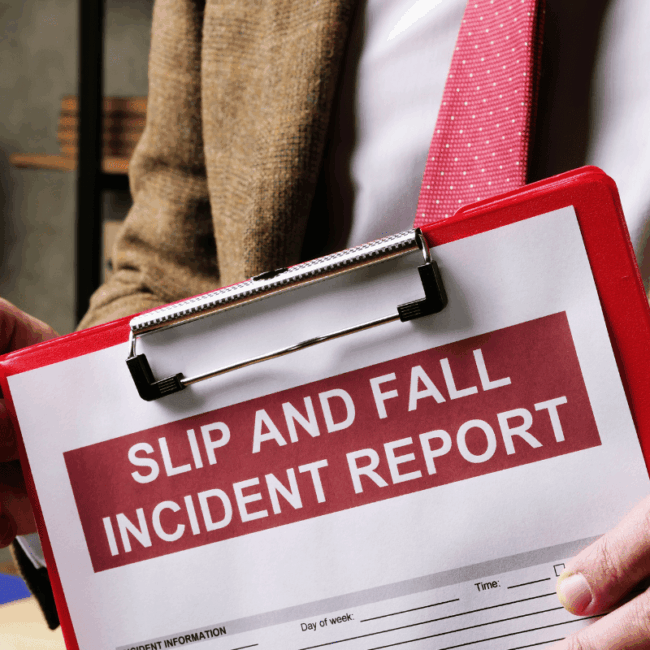 Slip and fall injury